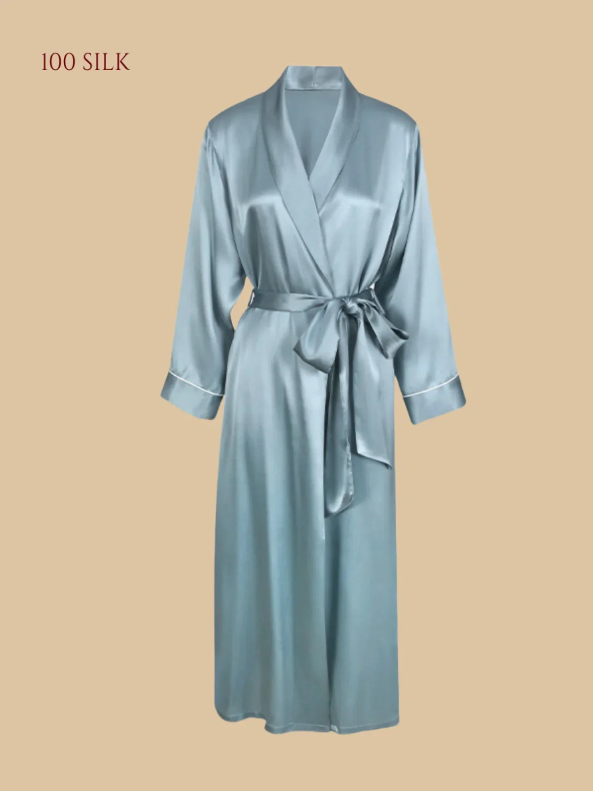 100% Mulberry Silk 16Momme Long Sleeve Women&